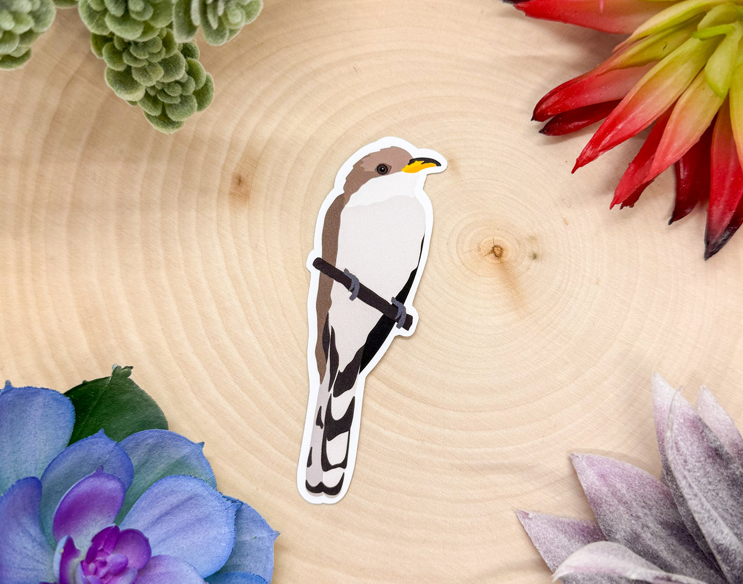 Yellow Billed Cuckoo Sticker
