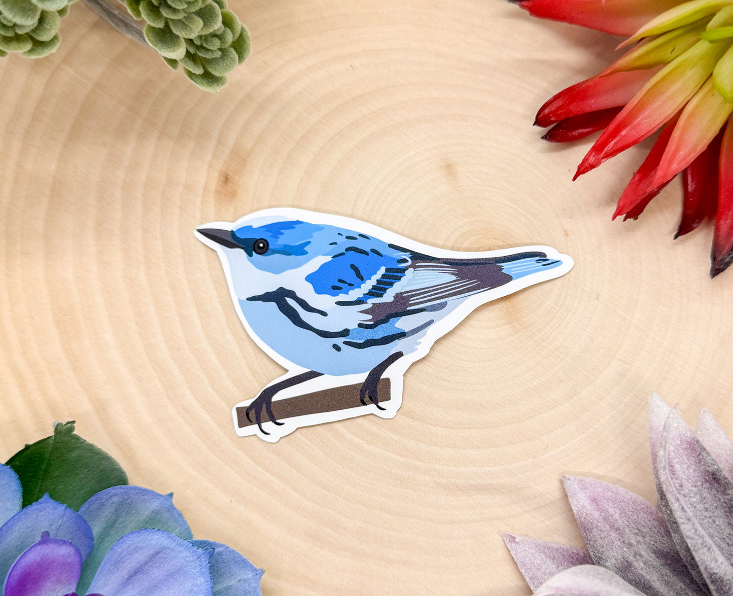 Cerulean Warbler Sticker