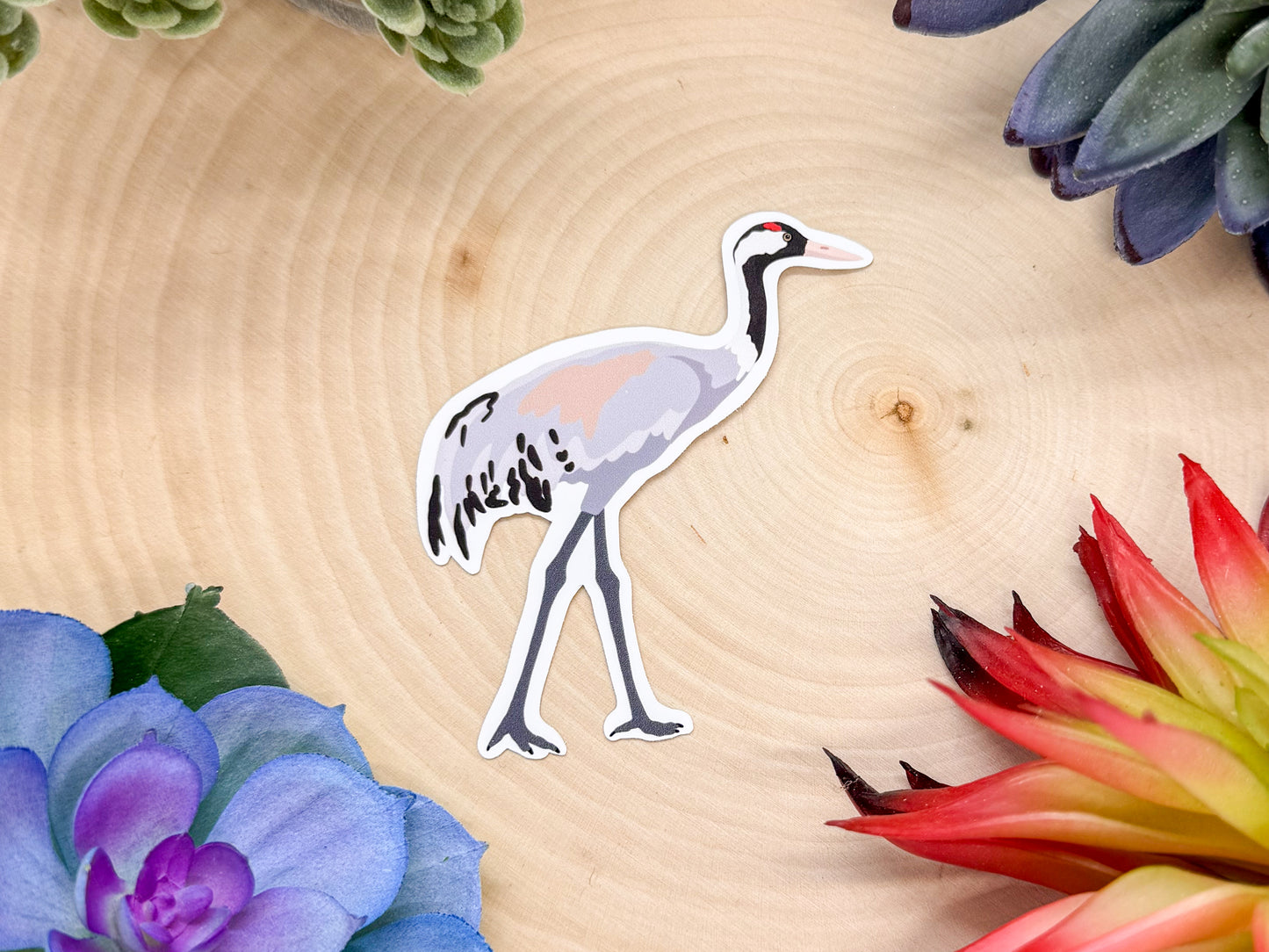 Common Crane Sticker