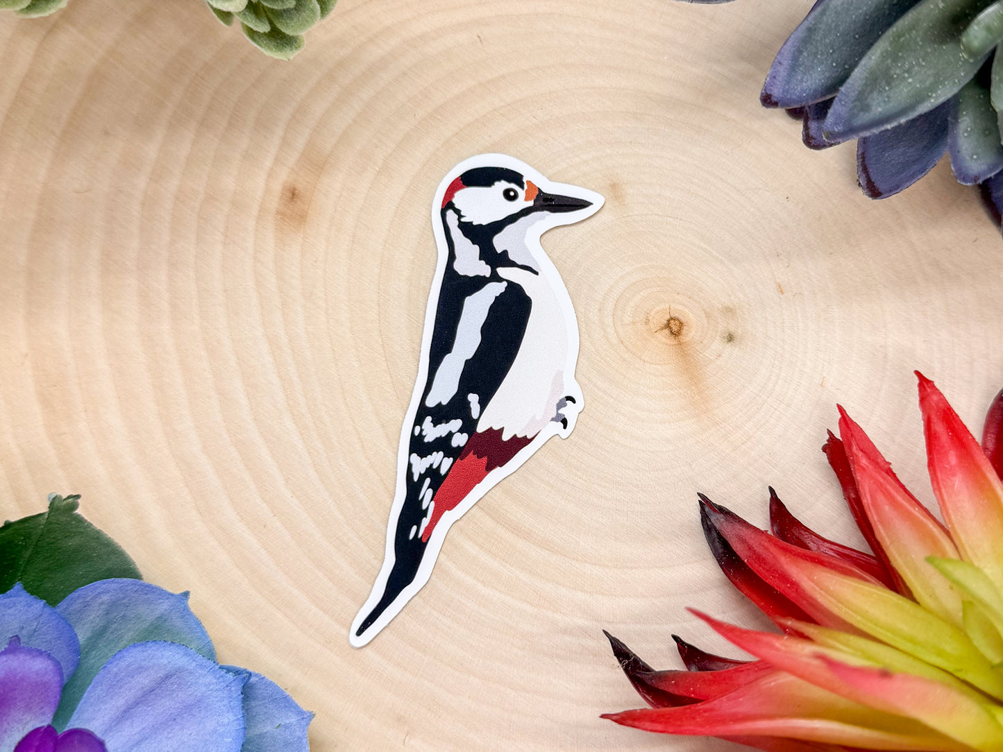 Great Spotted Woodpecker Sticker
