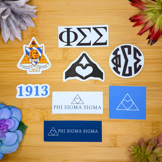 Phi Sigma Sigma Sticker Pack