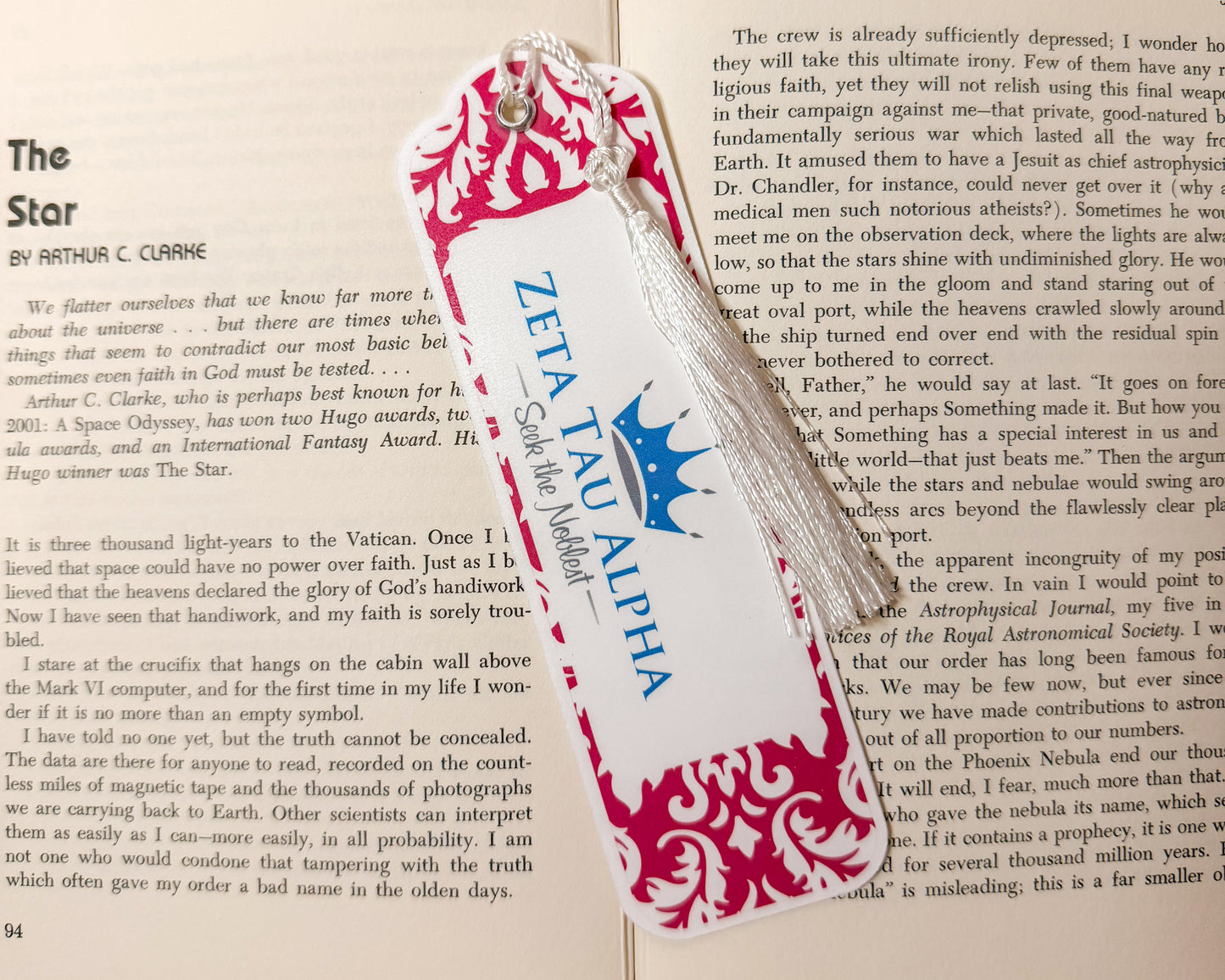Zeta Tau Alpha Bookmarks Set Of 4