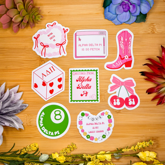 Alpha Delta Pi Sticker Pack