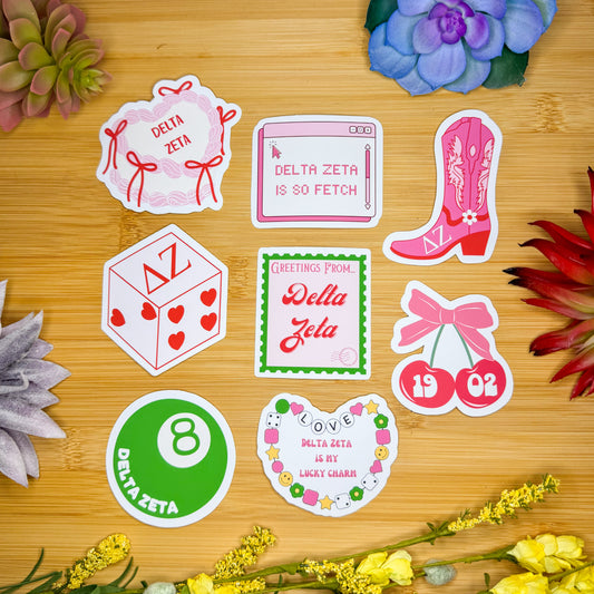 Delta Zeta Sticker Pack