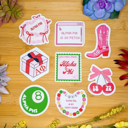Alpha Phi Sticker Pack