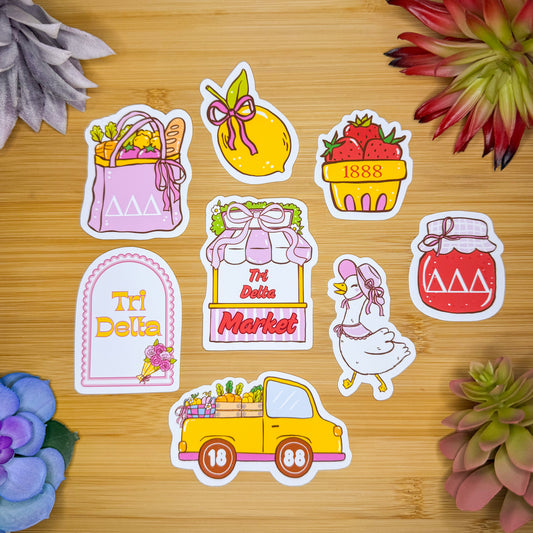 Tri Delta Sticker Pack