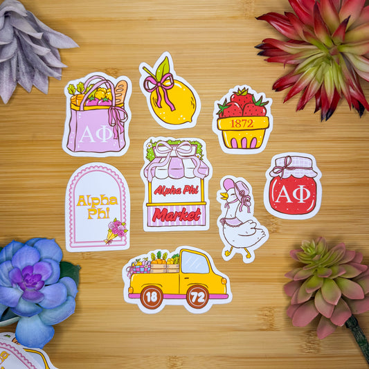 Alpha Phi Sticker Pack