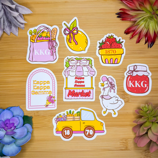 Kappa Kappa Gamma Sticker Pack