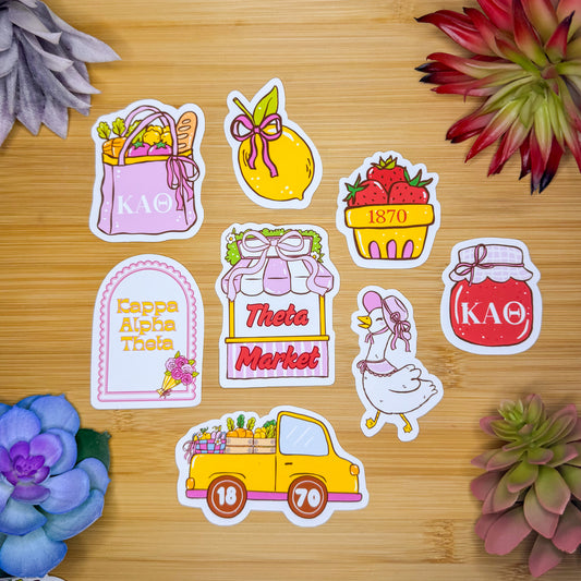 Kappa Alpha Theta Sticker Pack