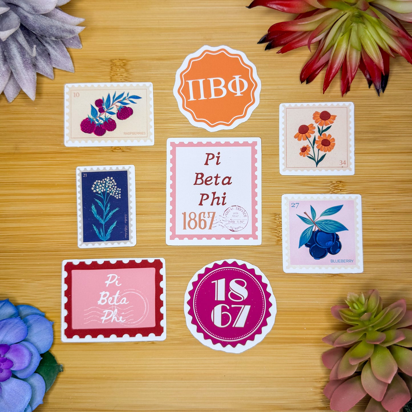 Pi Beta Phi Sticker Pack
