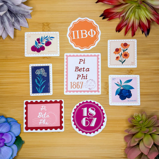 Pi Beta Phi Sticker Pack