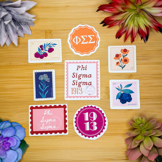 Phi Sigma Sigma Sticker Pack
