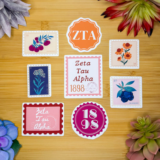 Zeta Tau Alpha Sticker Pack