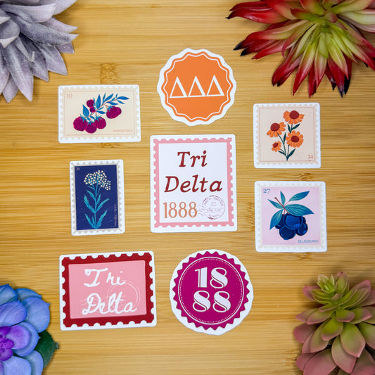 Tri Delta Sticker Pack