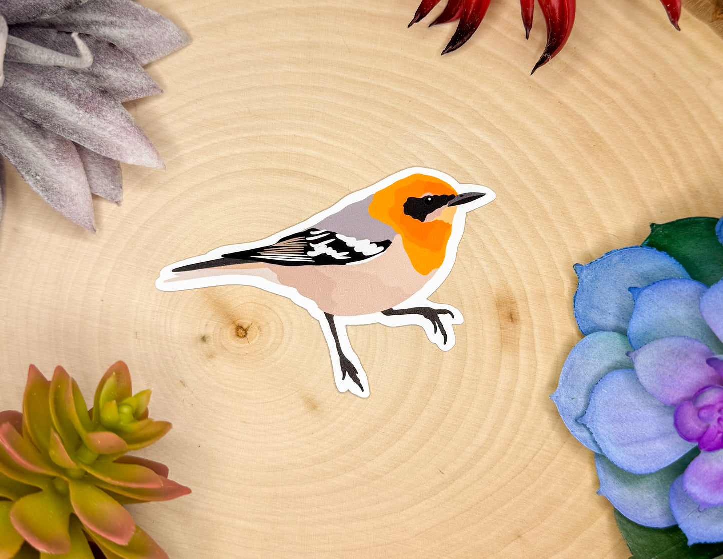 Olive Warbler Sticker
