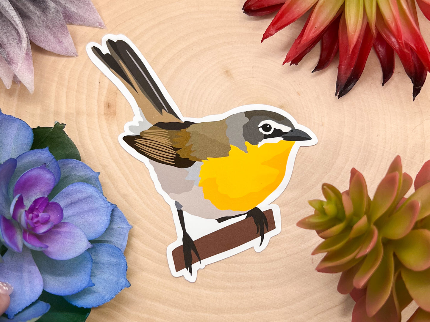 Yellow Breasted Chat Sticker