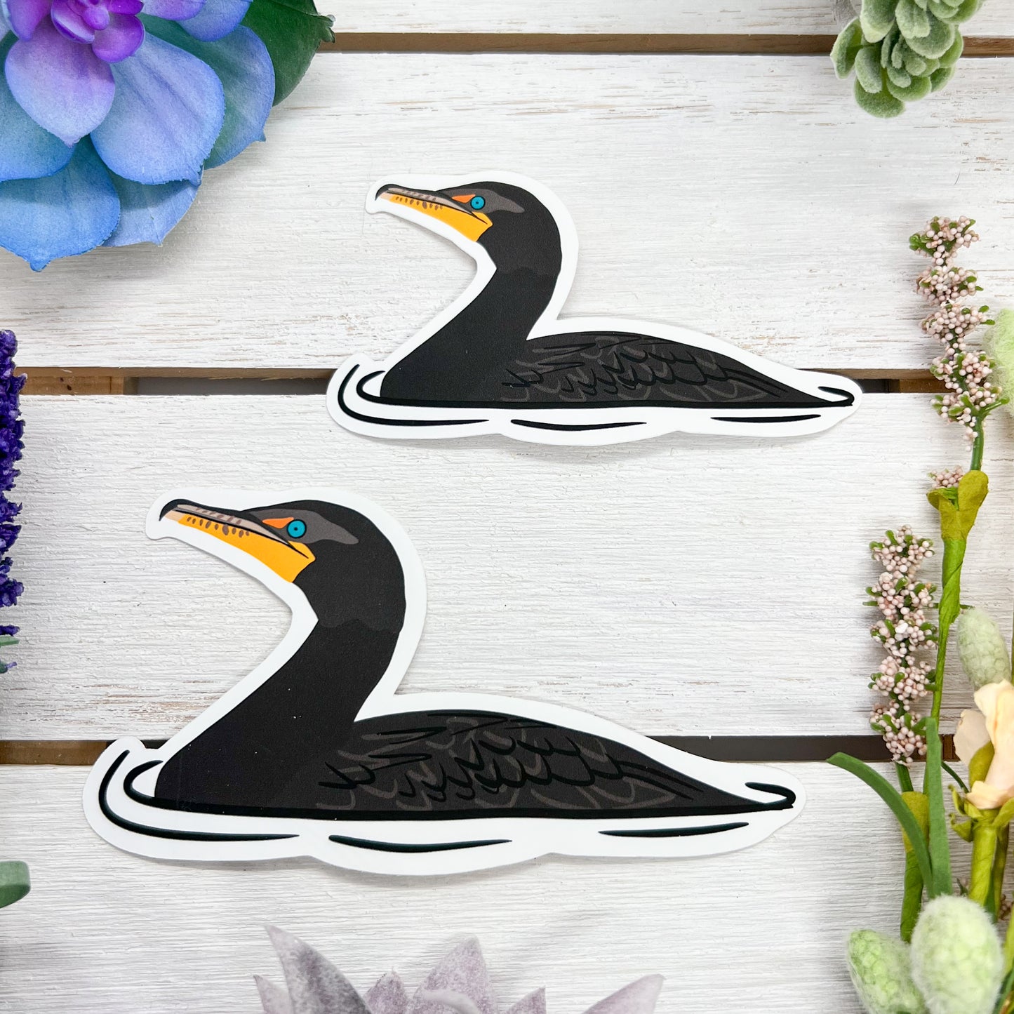 Double Crested Cormorant Sticker