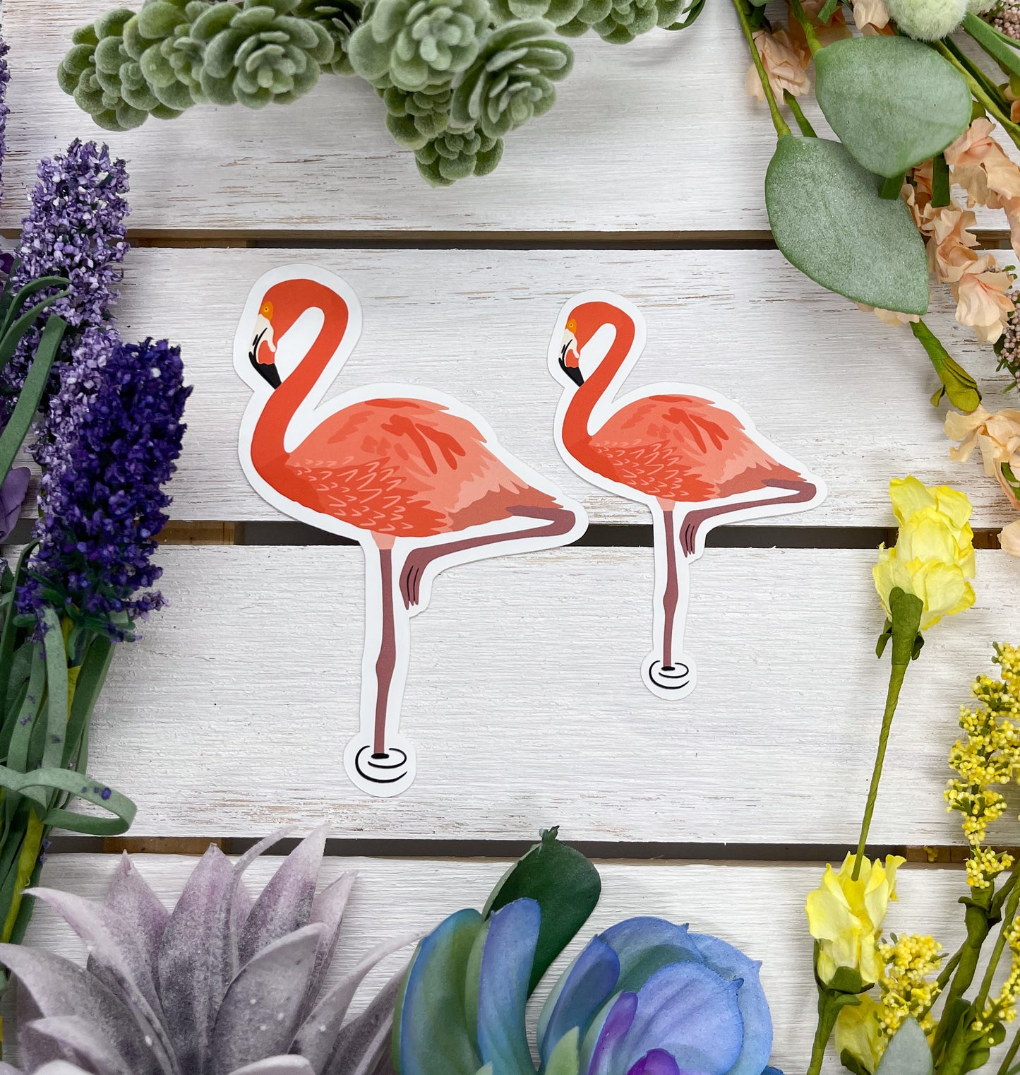American Flamingo Sticker