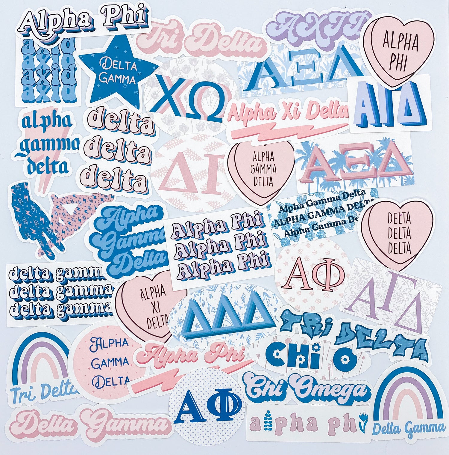 Sorority Stickers & Bookmarks