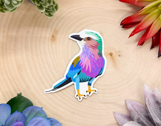 Lilac Breasted Roller Sticker