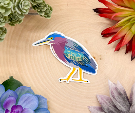 Green Heron Sticker