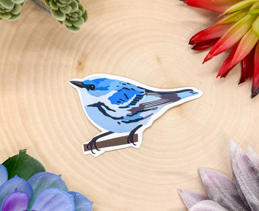 Cerulean Warbler Sticker