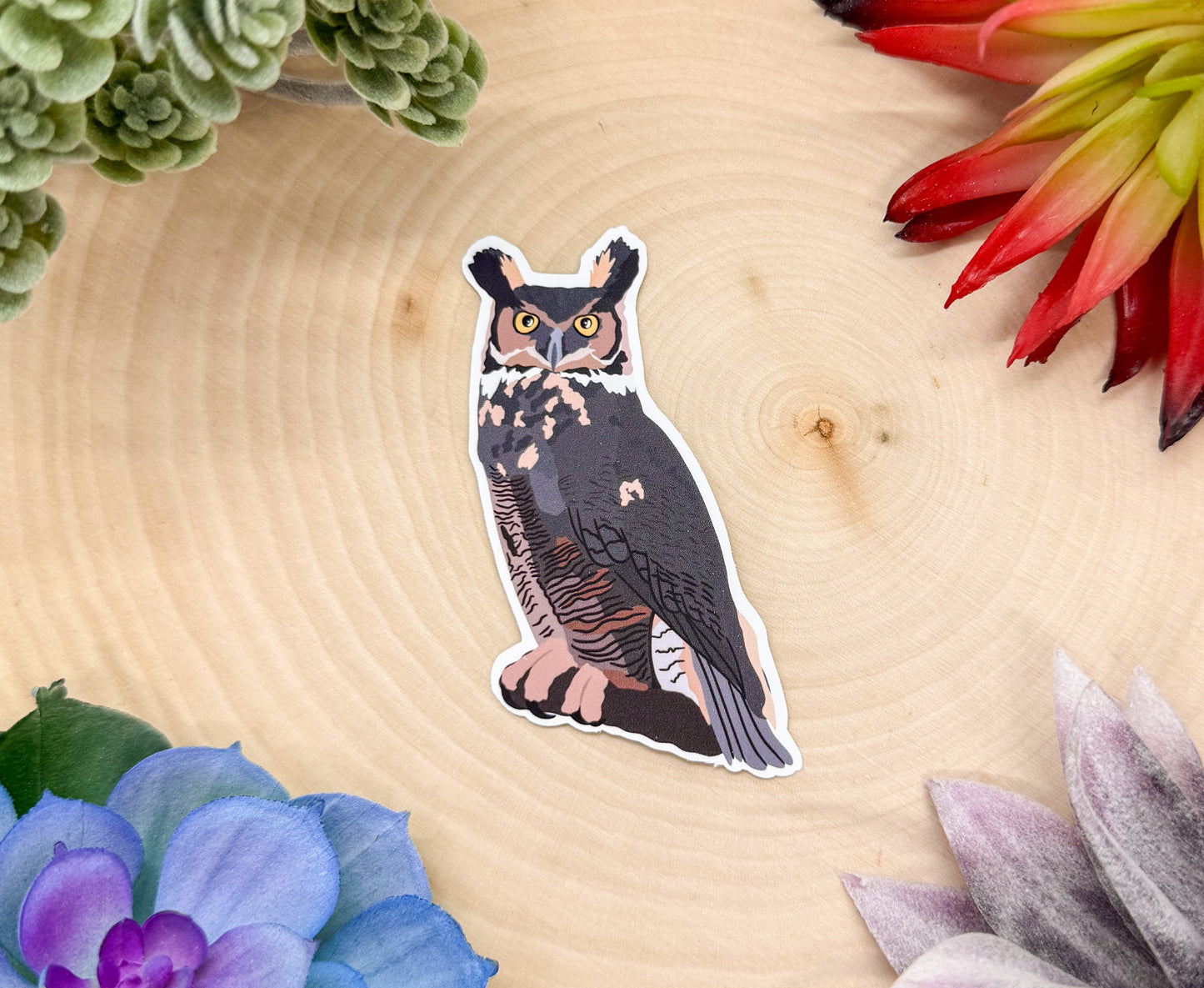 Great Horned Owl Sticker