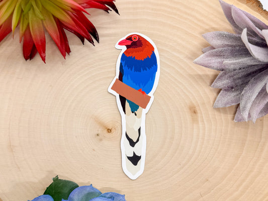 Blue Magpie Sticker