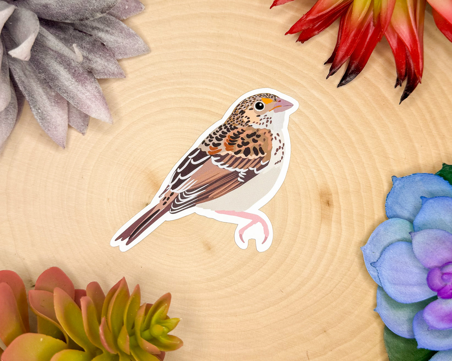 Grasshopper Sparrow Sticker