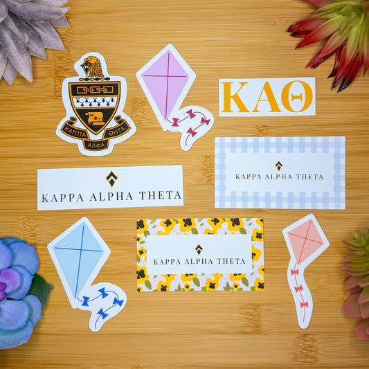 Kappa Alpha Theta Sticker Pack