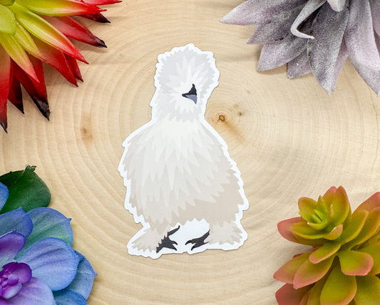 Silkie Chicken Sticker