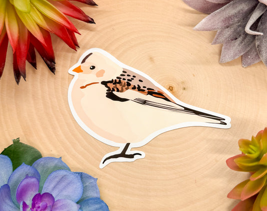 Snow Bunting Sticker