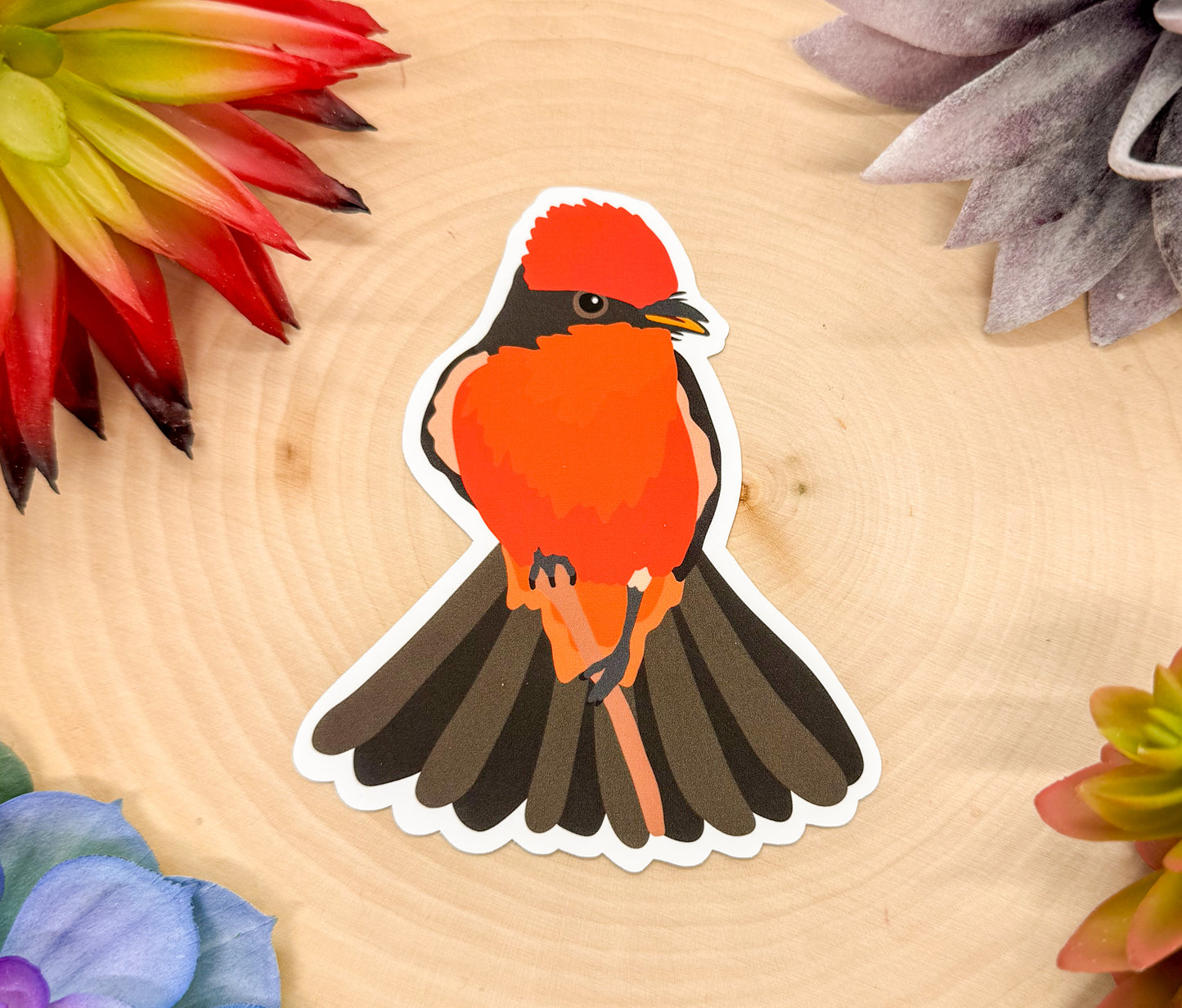 Vermilion Flycatcher Sticker