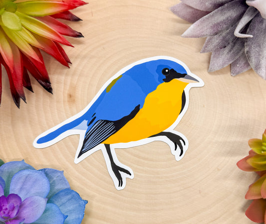 Tropical Parula Sticker