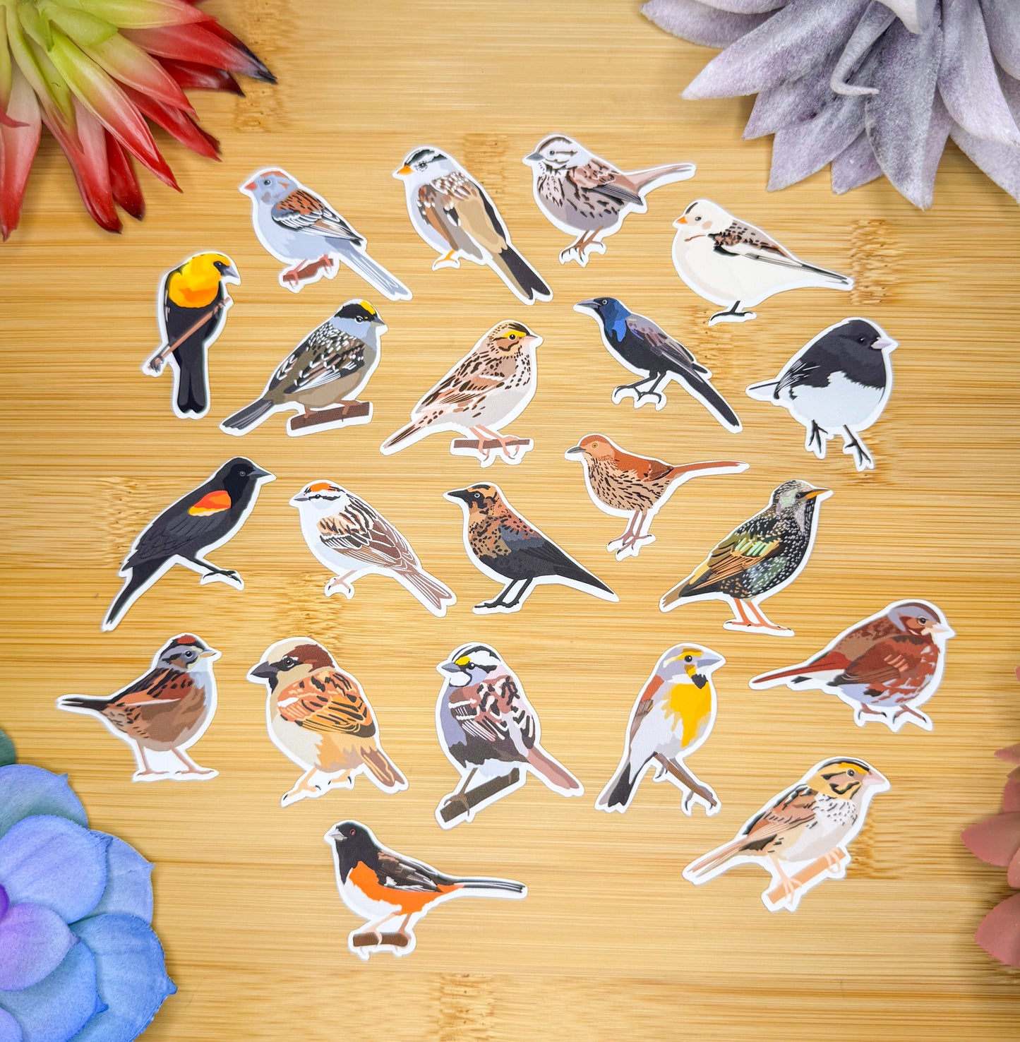 Mini Sparrow Sticker Pack