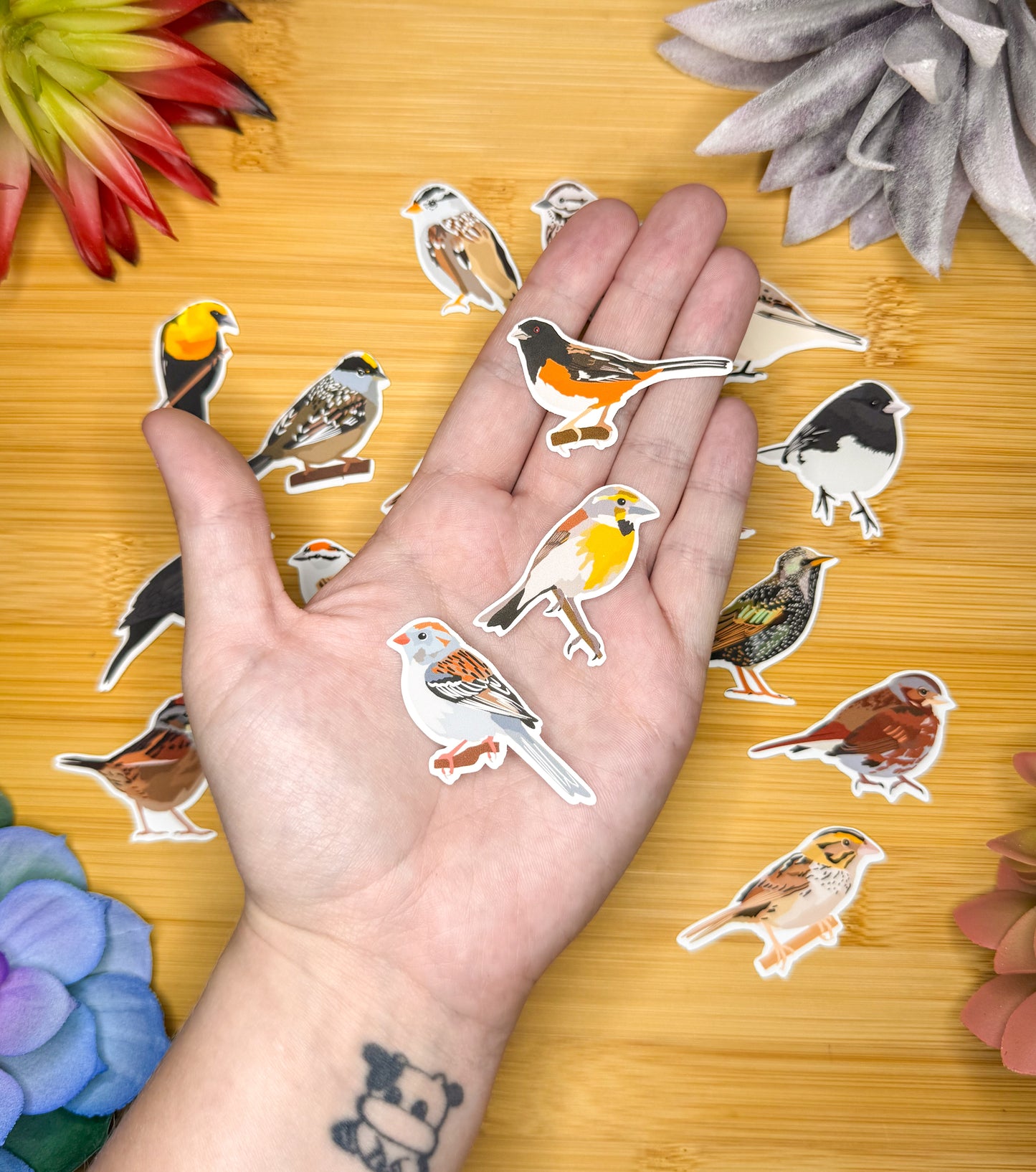 Mini Sparrow Sticker Pack