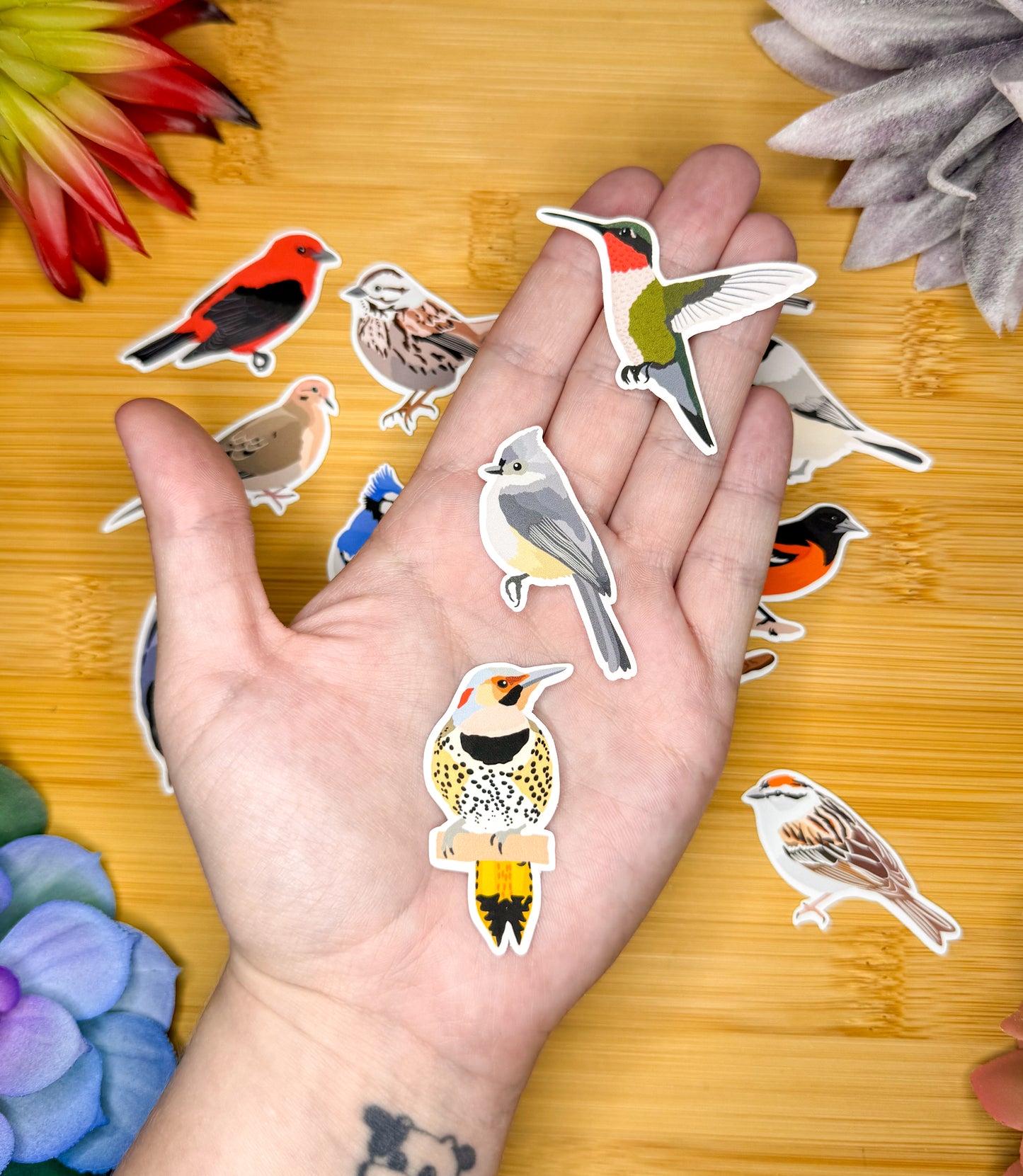 Mini Backyard Birds Sticker Pack 1