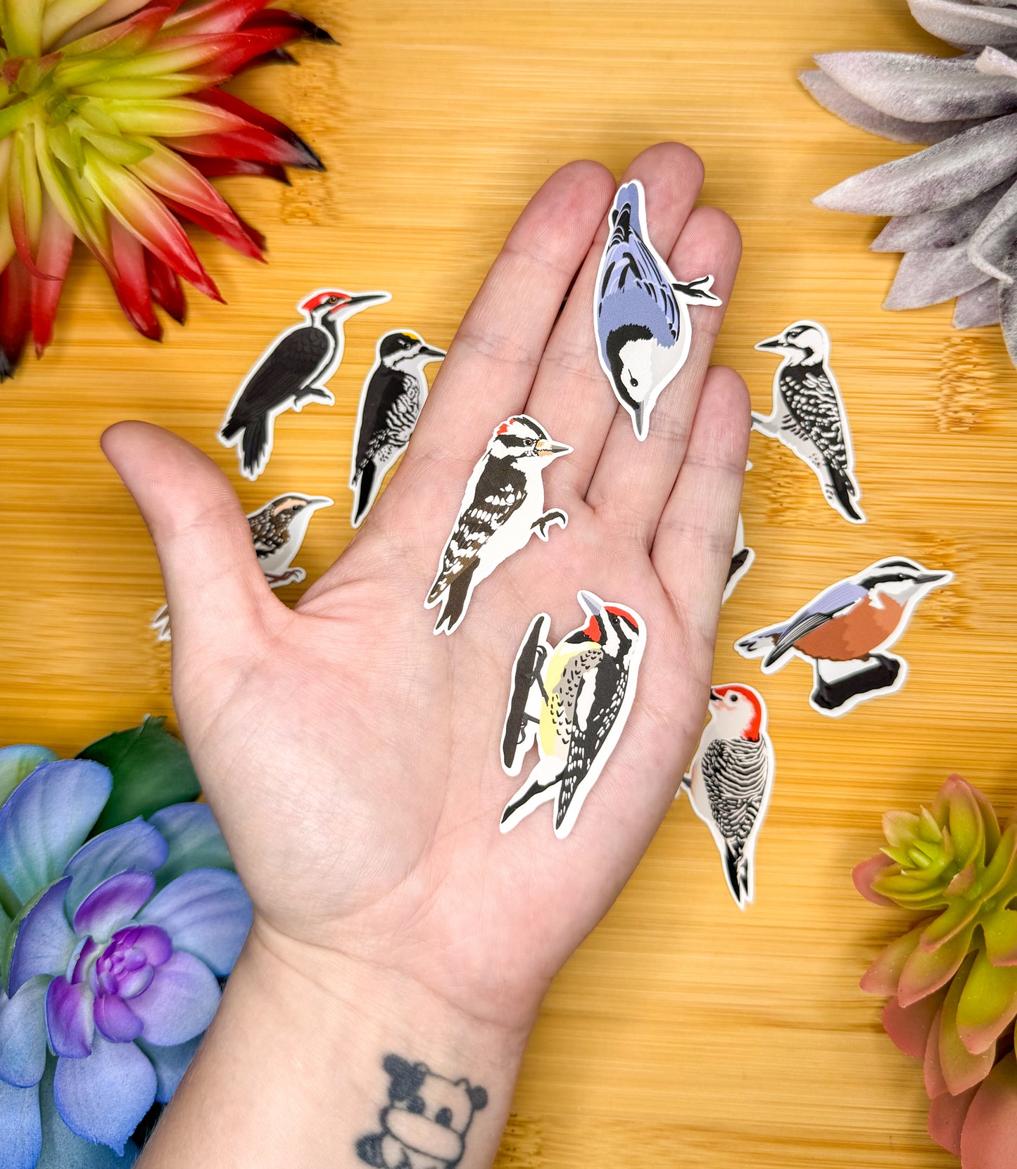 Mini Woodpecker Sticker Pack