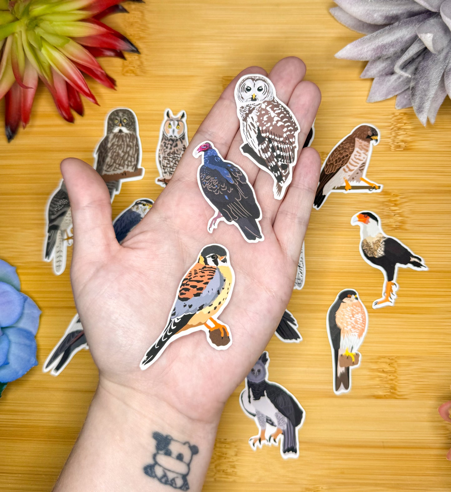 Mini Birds of Prey Sticker Pack 2