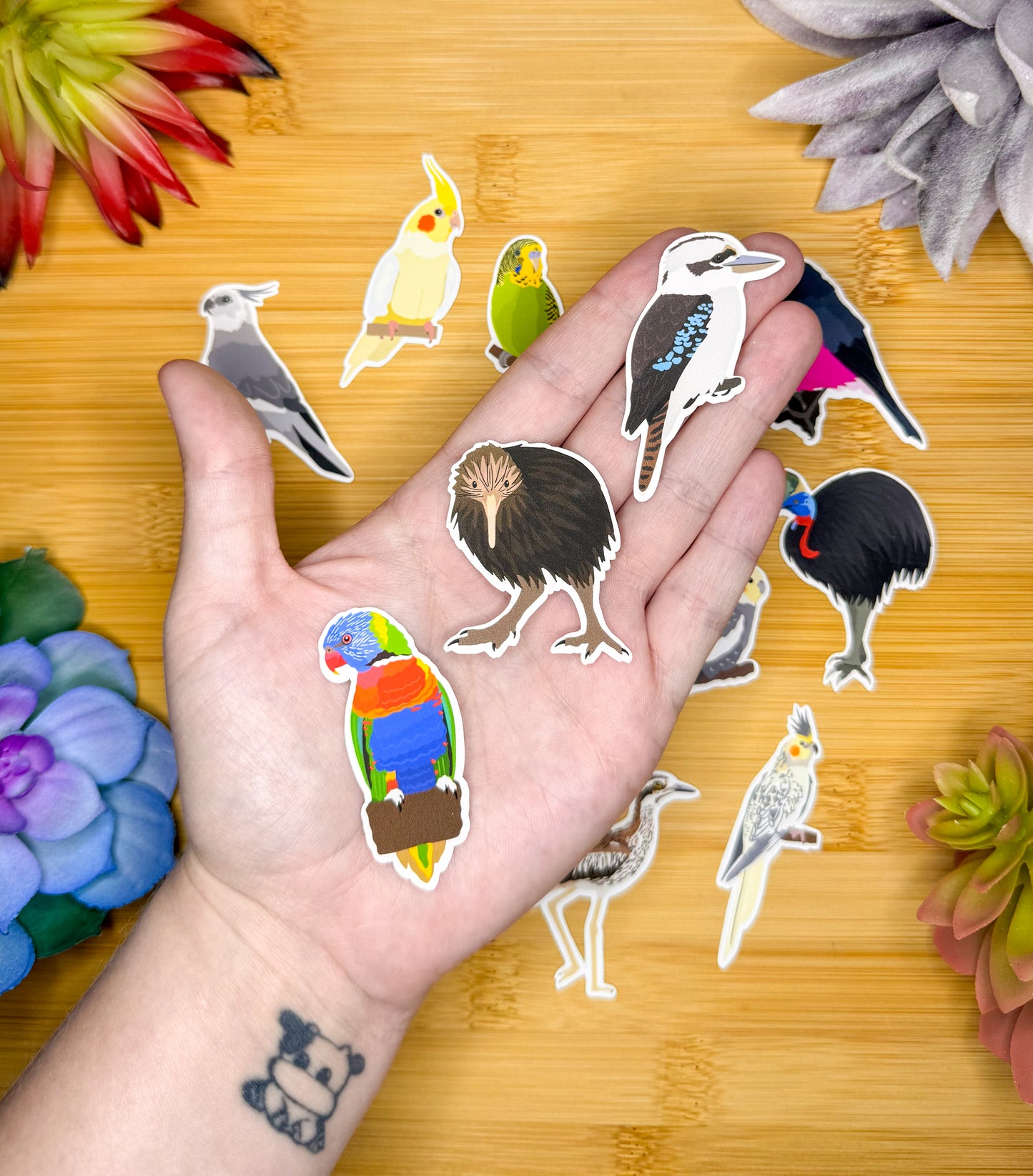 Mini Australian Birds Sticker Pack