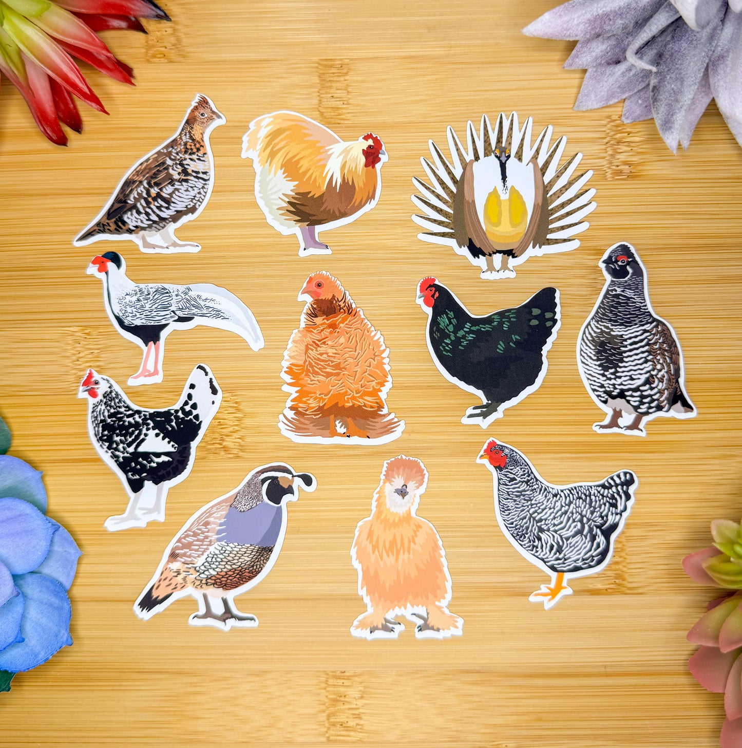 Mini Prairie Birds Sticker Pack 1