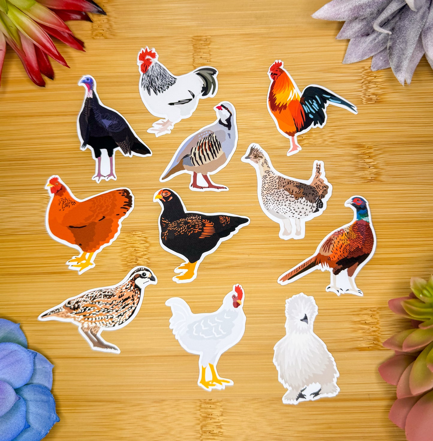 Mini Prairie Birds Sticker Pack 2