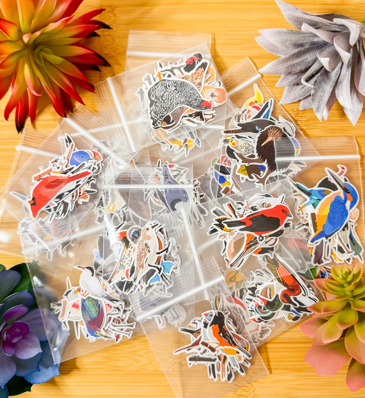 Custom Mini Birds Sticker Pack