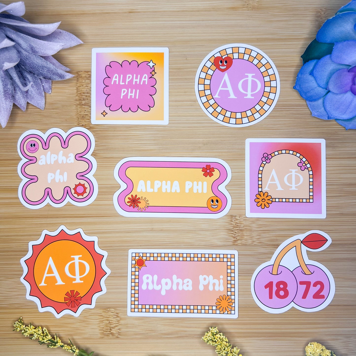 Alpha Phi Sticker Pack