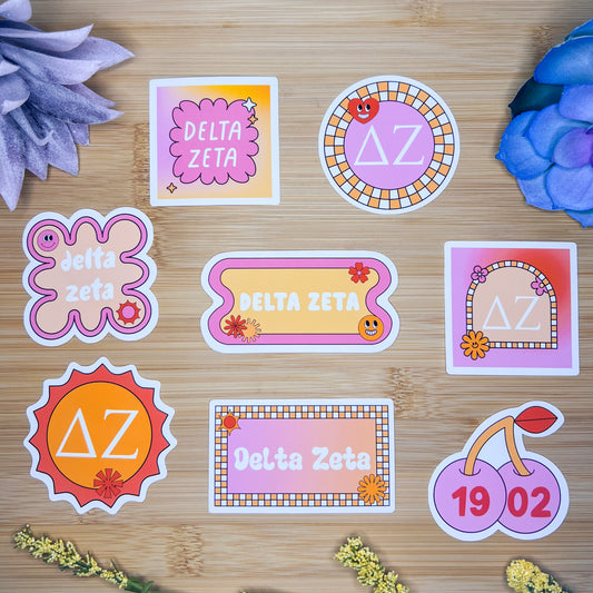 Delta Zeta Sticker Pack