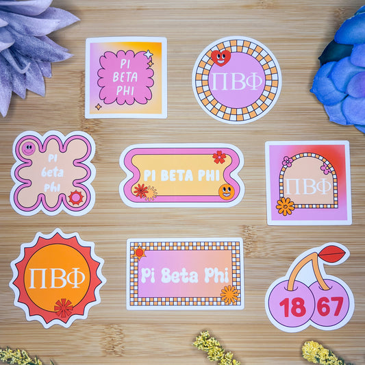 Pi Beta Phi Sticker Pack