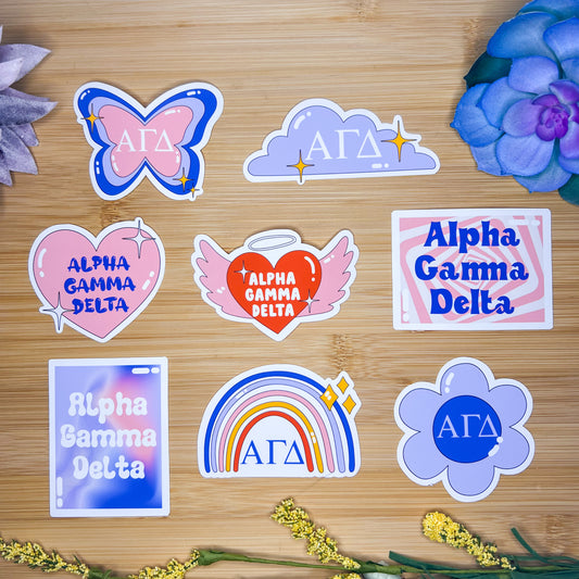 Alpha Gamma Delta Sticker Pack