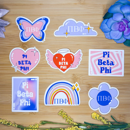 Pi Beta Phi Sticker Pack