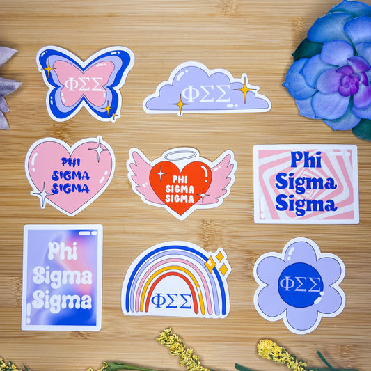 Phi Sigma Sigma Sticker Pack