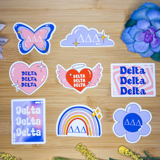 Tri Delta Sticker Pack